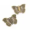 Accesorios Retro para Joyería DIY Mariposa Aleación Artesanía Hecha a Mano Colgante Venta Directa de Fábrica D206