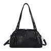 Bolso de mano cruzado de moda tipo almohada, bolso de hombro retro de gran capacidad para uso diario, nuevo bolso de moda popular para chica, con pliegues, para llevar bajo el brazo