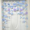 Cortina de Porta Nuvem Azul Desenho Animado Fofo Kuromi Lar Doce Cortina de Quarto Sala de Estar Cortina de Porta Cortina Divisória Sem Furos