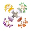 Árvore da Riqueza de Pedras de Cristal Luminária Noturna Árvore de Cristal de Epóxi Luminária de Cabeceira Ornamento Decorativo Pequeno para Atmosfera Atacado