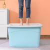 Caja de Almacenamiento de Poleas de Plástico Engrosado Caja de Almacenamiento de Ropa Caja de Almacenamiento para Armario Caja de Almacenamiento Extra Grande para Dormitorio de Estudiantes