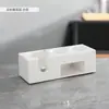 Caja de Almacenamiento Base para Cafetera de Prensa, Almohadilla de Mango de Café de ABS 51/58 mm, Caja Integrada para Prensa y Distribución de Café Molido, Juego de Tres Piezas