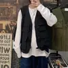 Diablo na Corrente Nacional Roupa de Trabalho Funcional Colete Tático Masculino e Feminino Marca de Tendência Fashion Hip-Hop Colete Kankan Jaqueta Outono