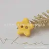 Nuevos Botones de Plástico con Forma de Estrella de Cinco Puntas Pintados en Spray, Lindos y Versátiles para Ropa Infantil y de Mujer, Botones para Accesorios DIY