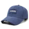 Gorra de Béisbol Retro Europea y Americana Desgastada con Bordado de Letras para Hombres y Mujeres, Sombrero de Sol Versátil Casual para Exteriores