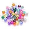 Contas de Cristal Craquelado Explosão de Vidro Feitas à Mão DIY Material para Miçangas Pulseira Colar Brincos Contas Soltas Contas Florais