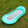 Colchonete Flutuante Inflável Popular Transfronteiriço para Adultos, Cama Flutuante com Rede, Colchonete Flutuante para Entretenimento em Festa na Piscina, Colchonete Flutuante Inflável para Água