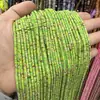 Contas redondas de olho de tigre amarelo, corte reto, 2*3mm, contas soltas para acessórios de joias DIY, contas para pulseira, contas espaçadoras, produtos semiacabados atacado