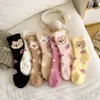 Calcetines de Terciopelo Coral para Mujer, No Sueltan Pelusa, de Longitud Media, Lindos de Oso para Dormir, Calcetines Cálidos para el Piso del Hogar, Venta al por Mayor en Zhuji