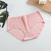 Calcinha Feminina Seamless de Cintura Média, Térmica Escovada, Controle de Barriga, Forro Respirável de Algodão Puro no Gancho, Design Invisível Levanta Bumbum