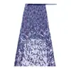 Bordado de lentejuelas de industria pesada tela de malla con lentejuelas bordado tridimensional tela de bordado patrones geométricos adecuado para ropa formal ropa de actuación