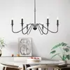Archivo Geométrico Moderno 6 Sentido Neoclásico del Orden Geométrico Retro Araña Sala de Estar Comedor Vidrio Hierro Arte