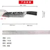 [Procesamiento Personalizado] Set de Chef Grabado con Láser Resina Negra Acero con Cabeza de Acero Cuchillo Pequeño de Cocina Cuchillo Especial de Cocina para Chef de Hotel