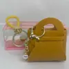 Mini monedero, Porta llaves de coche, Bolso de mano pequeño, Llavero, Billetera pequeña de cuero PU, Colgante