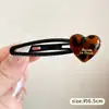 Pinza para el pelo de lazo estilo coreano, nuevo modelo 2026, pinza BB de alta gama para flequillo y patillas, pinza de pico de pato lateral