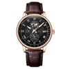 Comercio Exterior Nuevo Producto Moda Venta Caliente Calendario Tres Ojos Cielo Estrellado Luna Moda Reloj de Hombre Reloj de Hombre Correa Venta al por Mayor