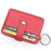 Tarjetero ultrafino para hombre, pequeño, portátil, informal, con ranura para tarjetas, para guardar tarjetas de identificación, gran capacidad, certificado
