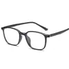 Gafas de Moda Retro de Alta Definición sin Graduación, Hechas de Tr90 con Filtro de Luz Azul, Gafas Cat-Eye Naturales de Tendencia para Mujer, Estilo Simple y de Alta Gama