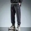 Pantalones de Chándal de Pana de Fábrica de Origen Transfronterizo para Hombre, Pantalones Largos, Nuevos de Otoño/Invierno 2026, Pantalones Casuales con Puño, Pantalones para Hombre