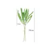 Paquete de Flores Secas de Planta Verde Simulada 3 Ramas Atado Espigas de Trigo Flor Artificial Decoración del Hogar Alojamiento Rural Decoración de Escritorio Accesorios de Paquete de Flores de Paisaje