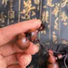 Strike de rayo natural jujube calabaza pequeña Fu Lu colgante auspicioso joyería para coche colgante collar llavero suministros taoístas