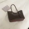Bolso de Mano de Cesta de Verduras de Alta Gama Otoño Textura Tejida Bolso de Mujer 2026 Nueva Moda Bolso Tote Versátil de Hombro Único
