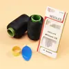 Set de Agujas de Coser y Hilo para el Hogar, Caja de Agujas de Coser y Hilo, Hilo de Coser, Hilo de Coser Hecho a Mano, Hilo Negro, Hilo Blanco