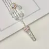 Chaveiro Pingente de Microfone Criativo Encrustado com Diamantes de Argila, Bestseller Transfronteiriço, Acessório de Bolsa com Corrente de Cristal de Microfone 3D Cravejado de Diamantes