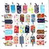 Bolsa de Compras Creativa para Teléfono Móvil Estampada de Poliéster Bolsa Ecológica Plegable de Nylon Bolsa Tote Floral Bolsa de Almacenamiento de Moda