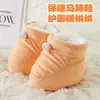 Zapatos de Algodón de Invierno para Bebé de Felpa de Girasol Engrosados Suela Suave Cálidos Zapatos Anticaída para Bebé de 3-12 Meses Recién Nacido