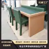 Mesas y Sillas para Sala de Consultas, Sillas de Cuatro Patas Anticolisión para Sala de Interrogatorios, Mesas y Sillas con Cubierta Suave, Fabricante de Mesas con Cubierta Suave para Salas de Doble Interrogatorio