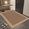 Felpudo de Entrada de Color Sólido, Alfombra para Zona de Cambio de Zapatos Estilo Wabi-Sabi, Alfombra Antideslizante para Baño, Vestíbulo, Entrada