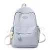 Mochila Nova Estilosa, Simples e Versátil para Sair, Mochila Escolar Leve para Alunos do Ensino Fundamental II e Médio, Grande Capacidade, Mochila Fofa com Letras