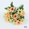 Flores de Crisântemo Selvagem Pequenas de Outono Atacado do Fabricante, Margaridas Pequenas Artificiais para Decoração de Casa, Cenário de Feriado, Crisântemos Pequenos Estilo Floresta