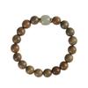 Sândalo Verde Original DIY Tecido à Mão Criativo Estilo Nacional Mori Casal Masculino e Feminino Jade Sorte Círculo Único Pulseira