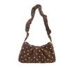 Bolsa Pequeña Cuadrada Fresca Dulce al por Mayor para Mujer 2026 Otoño Nuevo Bolso de Hombro Plegado de Lunares Bolso para el Trabajo y para Llevar Debajo del Brazo