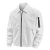 Chaqueta de Vuelo para Hombre Primavera y Otoño Nueva Tendencia Estilo Hong Kong Cuello Alto Resistente al Viento Juvenil Casual Versátil Chaqueta de Trabajo para Hombre