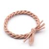Cuerda para el pelo trenzada de torsión de combinación de colores coreana de alta elasticidad, grosa, anillo para el pelo, cuerda para el pelo anudada tejida a mano, fabricantes, venta al por mayor