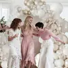 Set de Globos para Fiesta de 87 Piezas Globos de Látex Blancos Transparentes Año Nuevo Propuesta Confesión Escena de Cumpleaños Decoración Ins