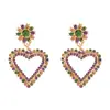 Transfronterizos Amazon amor popular Carnaval moda europea y americana todo a juego moda de lujo ligero aretes aretes Joyería Yiwu