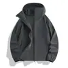 Chaqueta Protectora Solar de Seda de Hielo para Hombre para Verano, Protección UV, Transpirable, con Capucha, Chaqueta para Deportes al Aire Libre y Pesca