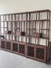 Novo Estilo Chinês Nogueira Preta Prateleira Antiga Rack de Exposição Simples Moderno Divisória de Exposição Armário de Exposição para Armazenamento de Escritório Loja Sala de Chá