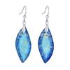 Pendientes de piedra azul emperador con ojo de caballo de moda de Amazon, joyería de moda europea y americana, venta al por mayor