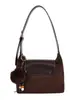 Bolso de Axila Retro Simple de Gama Alta Bolso Cruzado de Hombro Versátil Casual de Nicho Bolso de Mano para Viajes de Negocios Bolso de Mujer