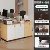 Archivero, mueble de almacenamiento bajo escritorio para estación de trabajo de oficina, gabinete lateral pequeño móvil tipo cajonera con cerradura, mueble bajo