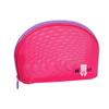 Bolsa de Almacenamiento de Malla Compuesta de Tres Capas, Neceser Semicircular, Bolsa de Almacenamiento de Viaje de Gran Capacidad, Compacta y Portátil