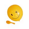 Balão personalizado de 10 polegadas 12 polegadas ins rosto sorridente rede vermelha infantil balão amarelo limão pacote de expressões balão rosto sorridente do sol