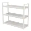 Prateleira de Armazenamento para Mesa de Trabalho Estante de Livros Multicamadas Armazenamento para Cima de Mesa de Estudante Prateleira de Armazenamento em Camadas para Mesa de Computador de Escritório Dormitório