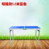 Mesa Dobrável Personalizada para Exterior em Liga de Alumínio, Mesa para Barraca de Rua Promocional, Mesa Dobrável de Acampamento, Mesa Portátil com Elevador para Mesa e Cadeira
