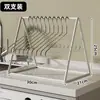 Prateleira Lateral para Máquina de Lavar Roupas Prateleira de Armazenamento Sem Furos Prateleira de Varanda Artefato de Organização Doméstica Prateleira de Metal Espessada para Pendurar